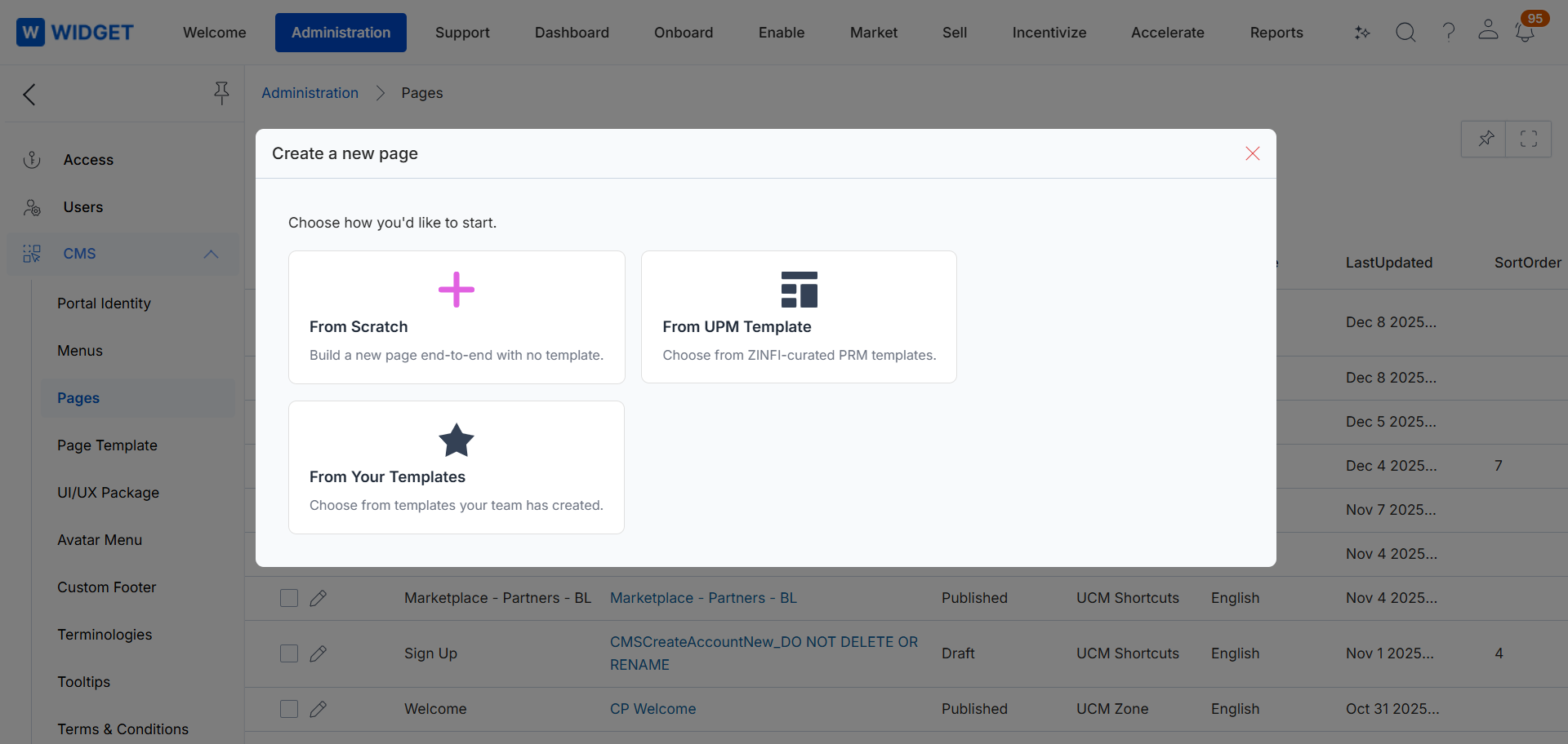 UPM Version 26.3
CMS Page Templates: Feature Description